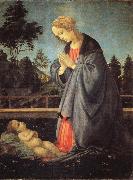 Filippino Lippi The Adoration of the Child USA oil painting artist